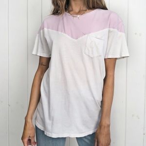 Reworked collage tee shirt